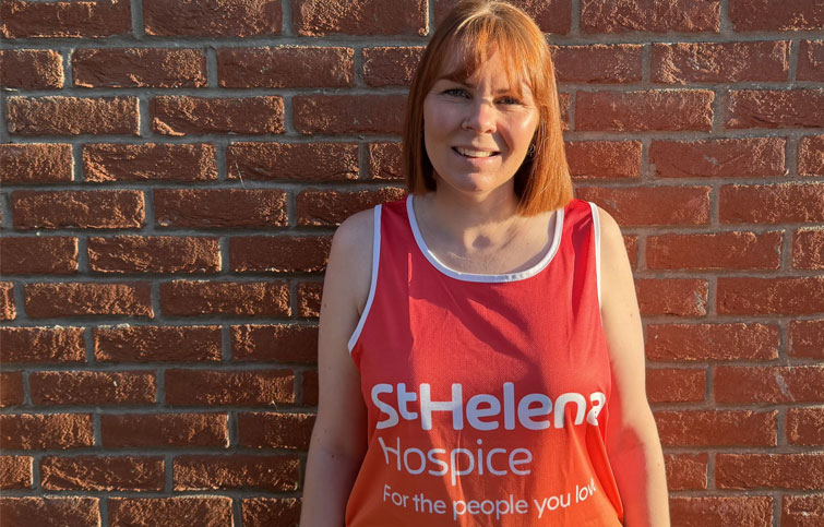Image: Fliss who is running the London Marathon 2026 for St Helena Hospice