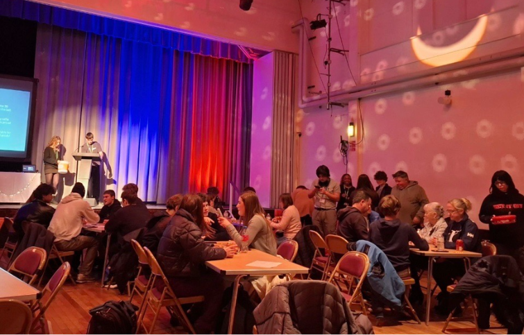 Colchester Instituteraffle event in aid of St Helena Hospice