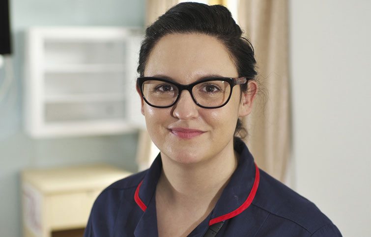 Image: Matron at St Helena Hospice