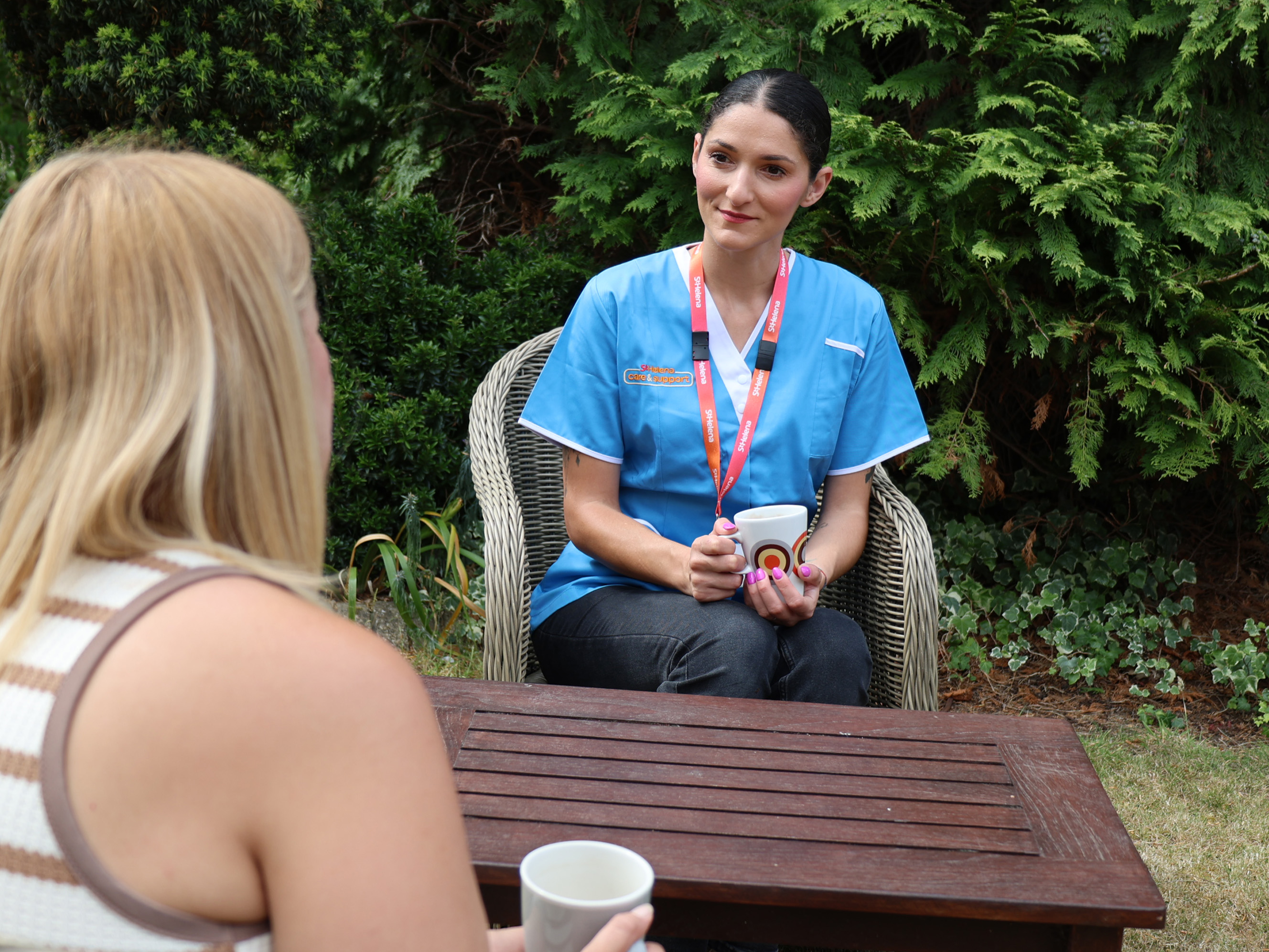 Helena Care & Support Staff with clients