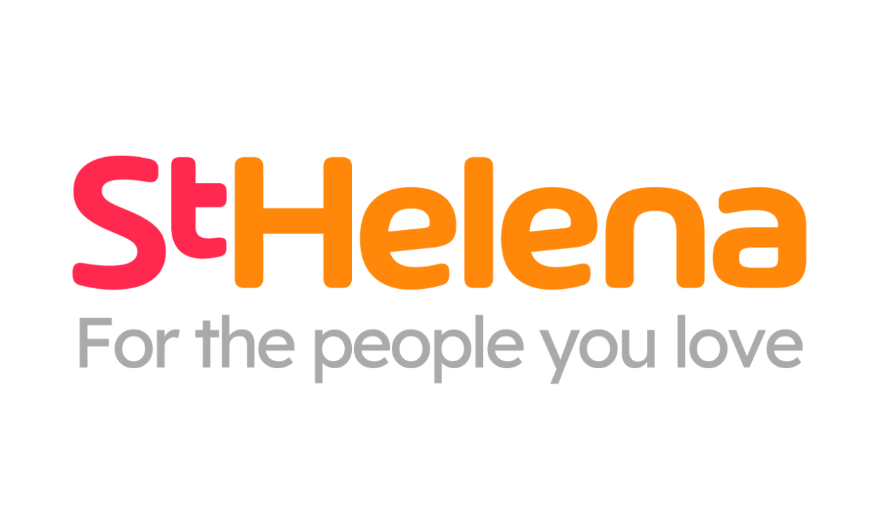 St Helena new brand logo with tagline 'for the people you love'