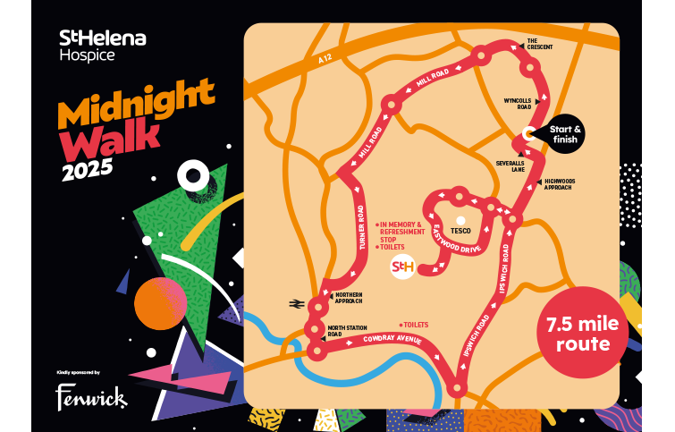 7.5 mile route map