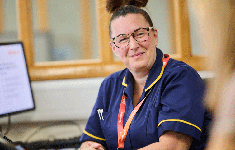 Image: Nichole Hocket, senior sister in SinglePoint at St Helena Hospice