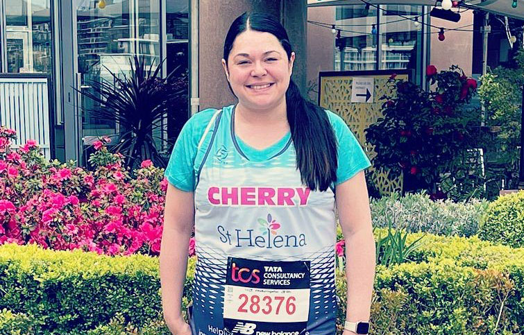 Image: Cherry at London Marathon 2023