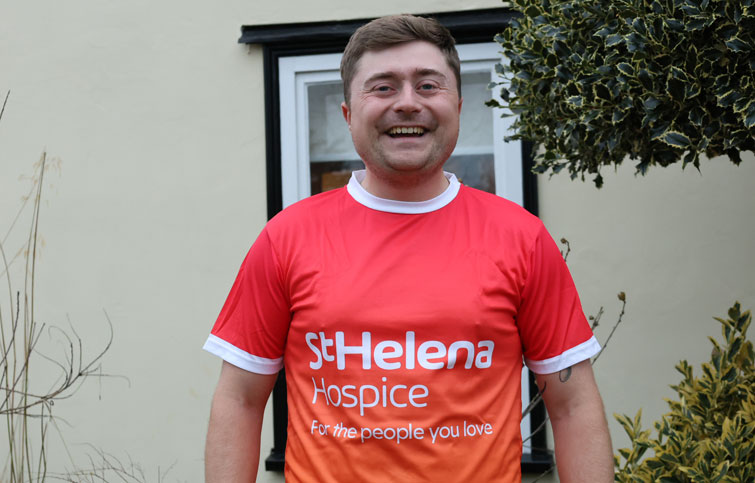 Image: Jonny who is running the London Marathon 2026 for St Helena Hospice