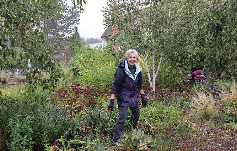 volunteer gardener