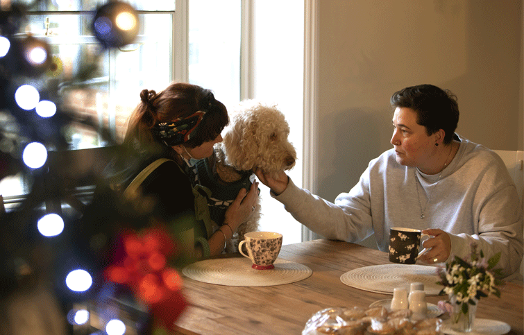Image: Mishelle with Archie and Kristina