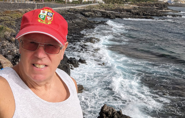 Image: Alan whose daughter Jess is walking Pier to Pier for St Helena Hospice