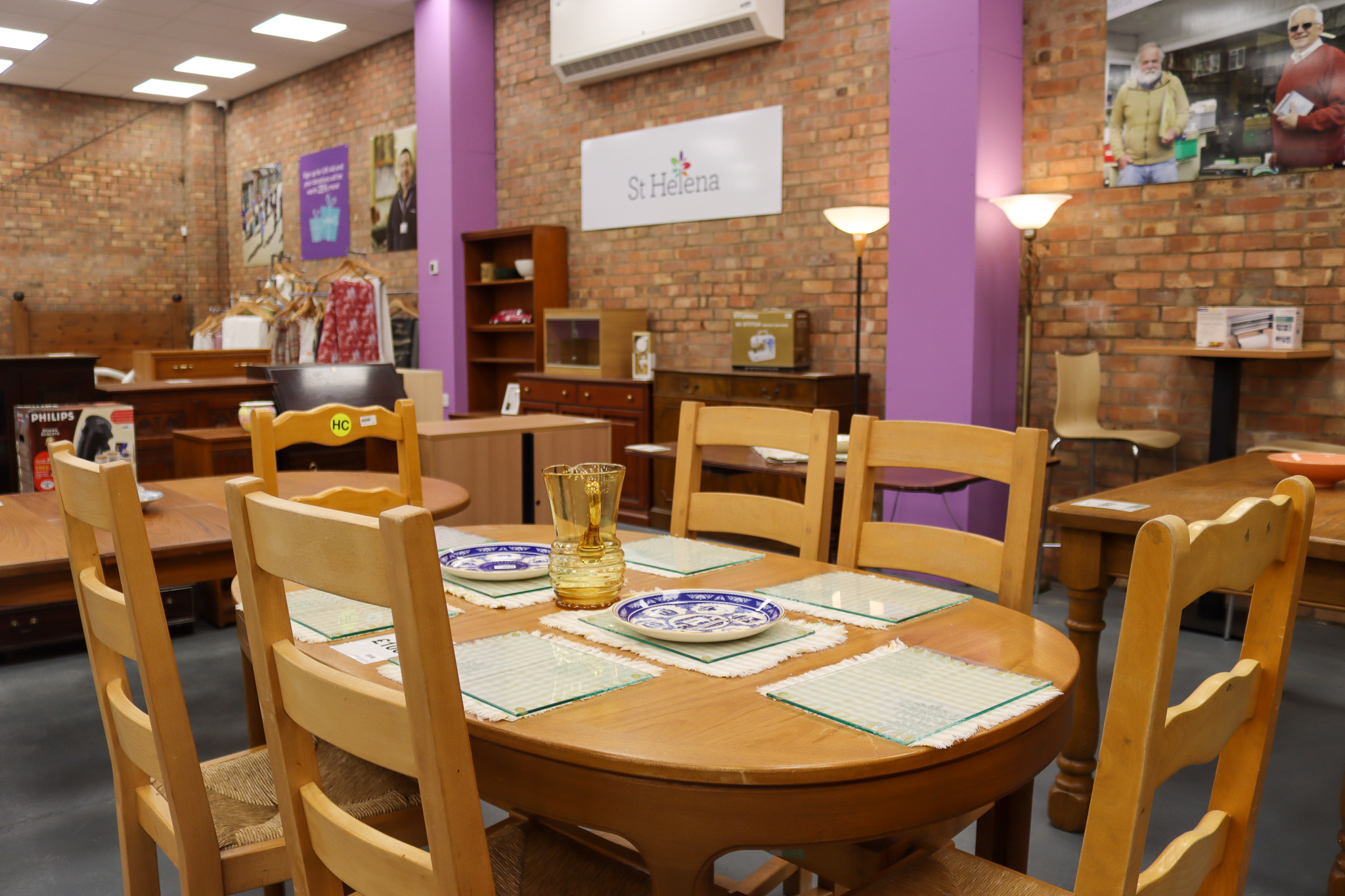 Dining room table and chairs