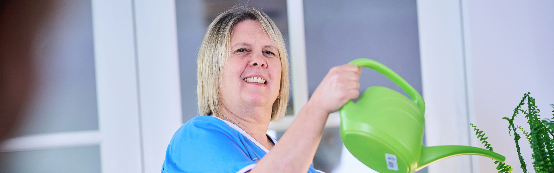 A St Helena Care & Support professional 