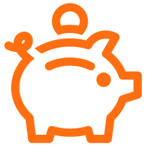 Icon of a hand holding a heart