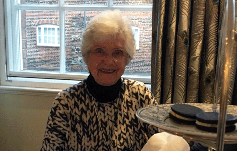 Image: Eva Williams who left a gift in her Will to St Helena Hospice