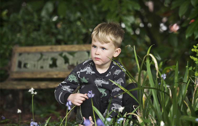 Image: Jude in the Hospice garden