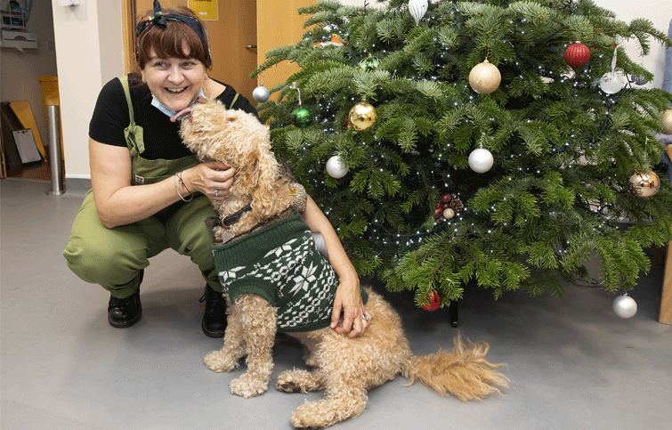 Image: Mishelle with Archie