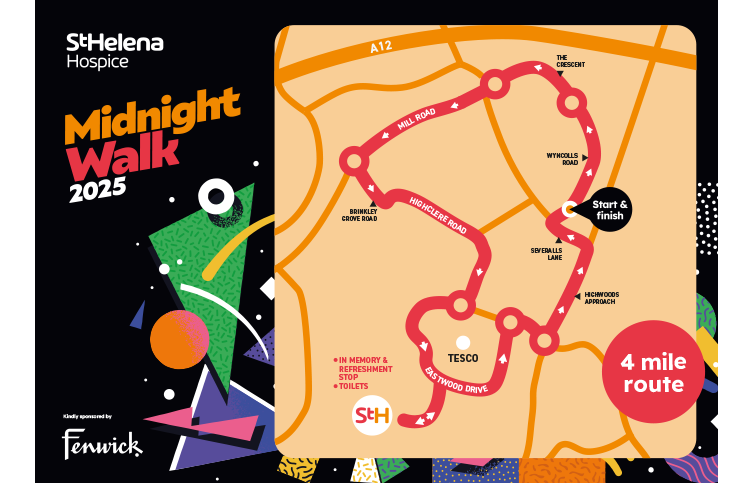 4 mile route map