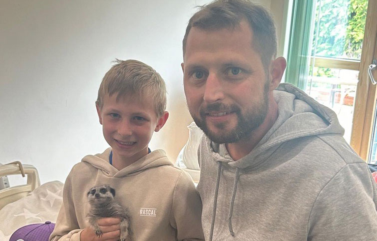 Image: The Barrow family who were supported by St Helena Hospice