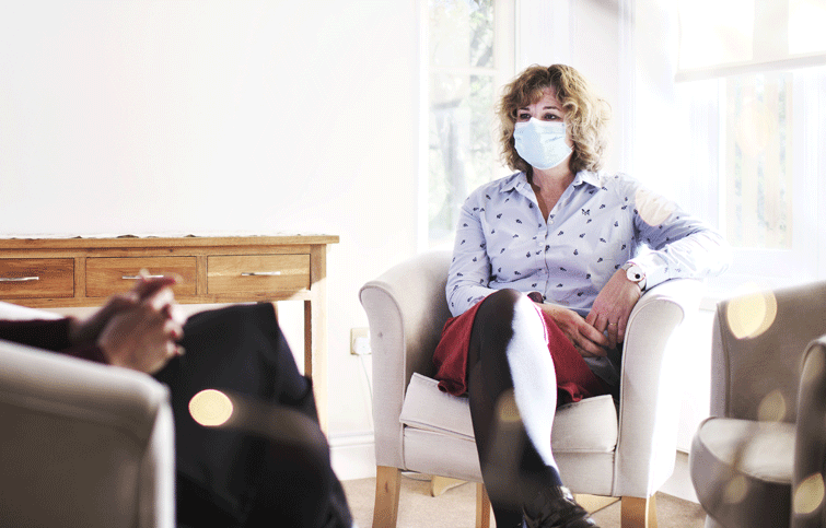 Image: Kaye, bereavement counsellor