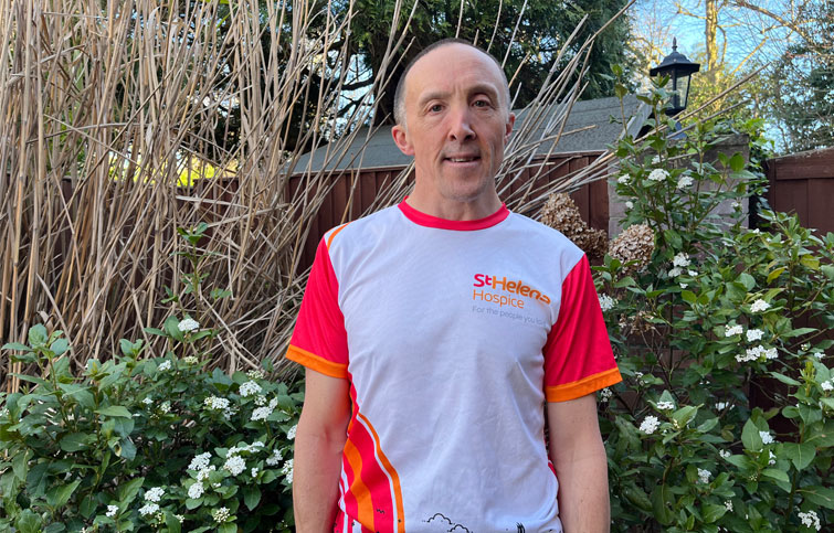Image: Julian who is running the London Marathon 2026 for St Helena Hospice