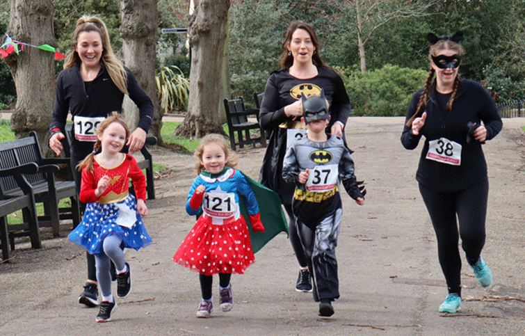 Image: Superhero runners