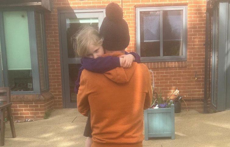 Image: The Barrow family who were supported by St Helena Hospice