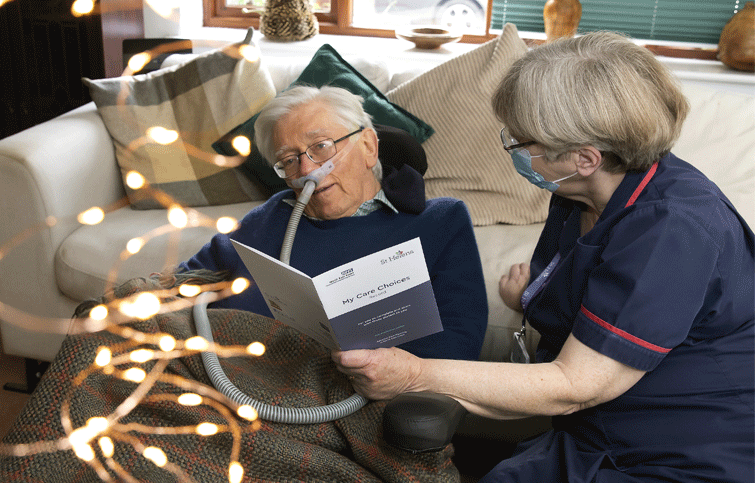 Image: Di Turner with patient