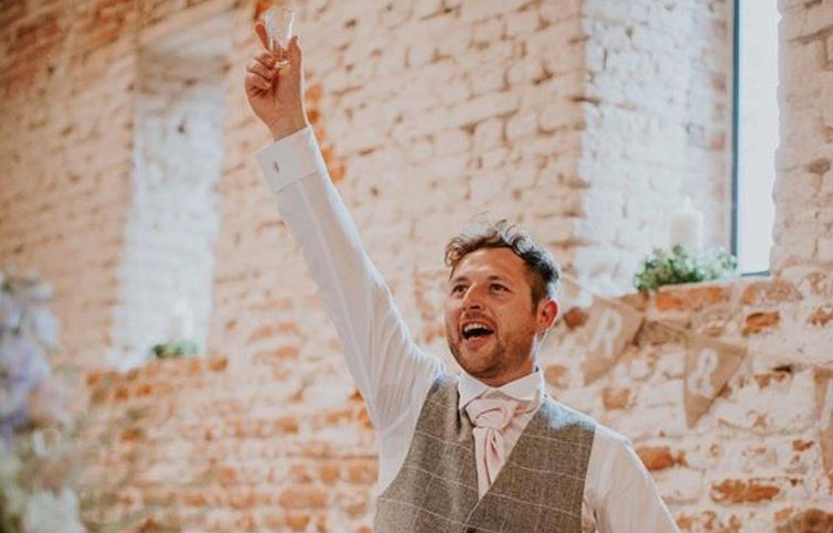 Image: Jim Barrow who were supported by St Helena Hospice