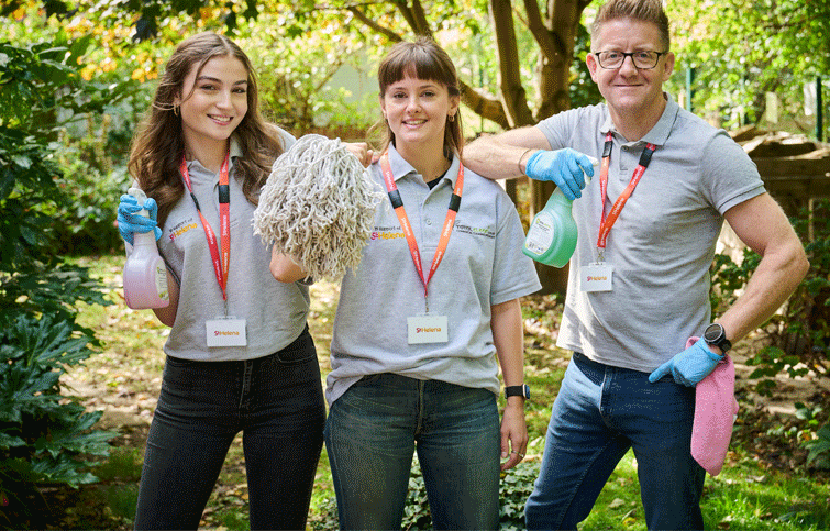 Image: Total Clean in support of St Helena