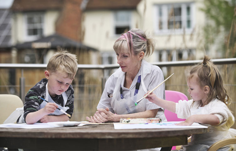 Image: Jude, Sue and Evie