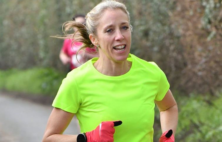 Image: Jen who is running the London Marathon 2026 for St Helena Hospice