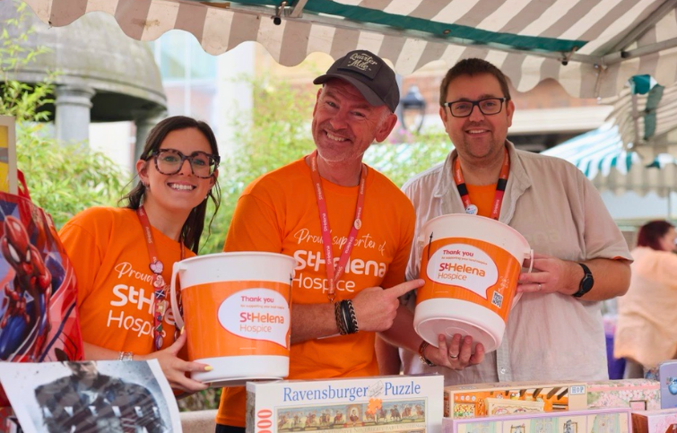 Fundraisers with collection pots