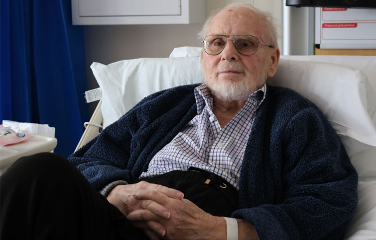 Image: St Helena Hospice Life Stories Ron Tickner