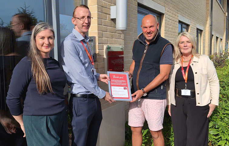 Image: Kathryn Payne, office manager at Ingleton Wood; Kevin McGill, general manager of Total Clean Colchester; David Cresswell, managing partner of Ingleton Wood; Lorraine Cheal, Total Clean Colchester area operations manager.