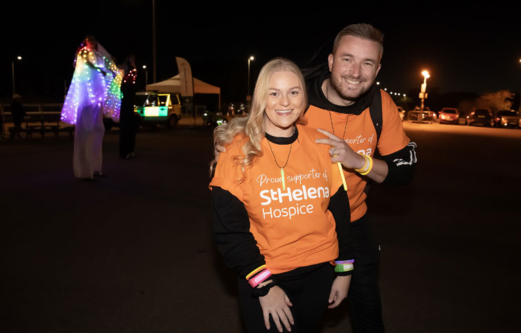 Image: Midnight Walk participants 2024