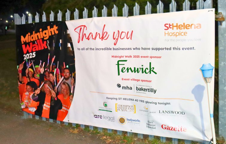 List of sponsor's logos for Midnight Walk 2025