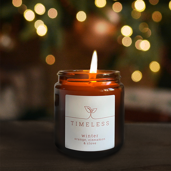 Timeless Winter Candle