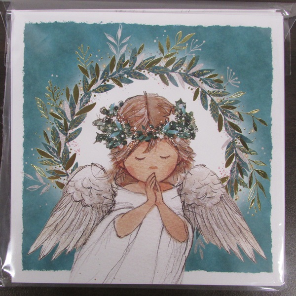 Christmas Cards 10 Pack - Angel Wreath