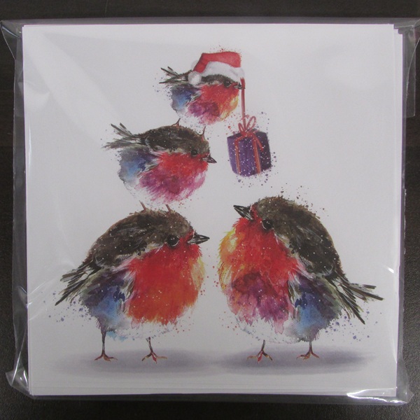 Christmas Cards 10 Pack - Fluffy Family Christmas