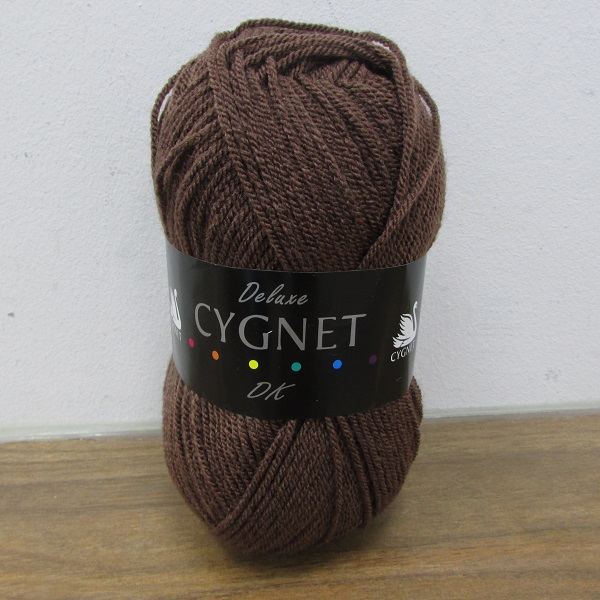 Cygnet Deluxe Double Knit Yarn, Chocolate