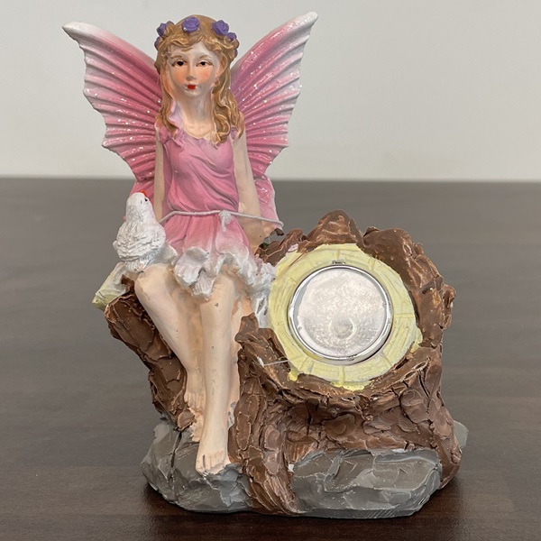 Roots & Shoots Fairy Solar Light, Pink