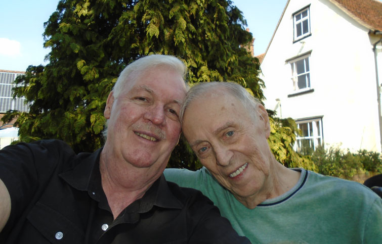 Pete and Neil at St Helena Hospice
